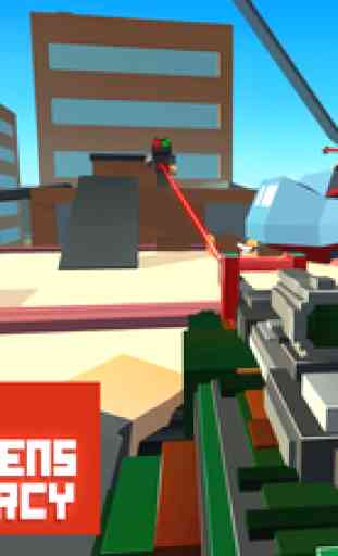 USA Blocky Sniper Survival Simulator 3D 2