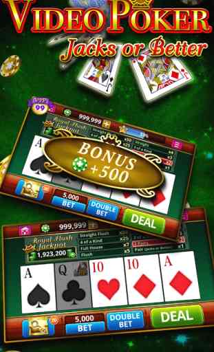 Video Poker - Best Free Card Game App! Now with SLOTS! 1