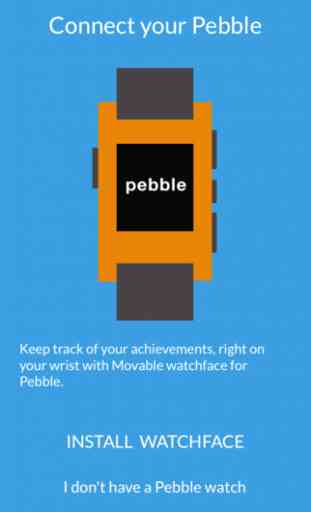 Activity Tracker - Movable for Pebble Wrist Watch, Count Steps, Distance, Calories, & Walking 2