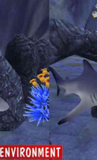 VR Angry Shark World Evolution Simulator: Explore Deep Blue Sea Pro 1