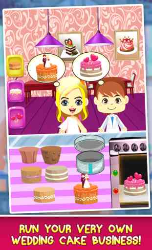 Wedding Cake Food Maker Salon - Fun School Lunch Candy Dessert Making Games for Kids! 2
