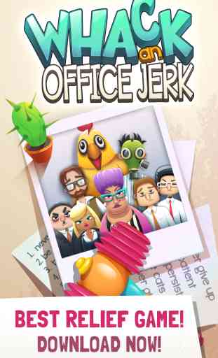 Whack an Office Jerk & Stupid Boss - Killer Stress Relief Carnival Arcade Game 1