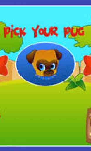 Where's my lost pet pug? Benji & Muzy on a Fun Puppy dog Running Race game for kids 2