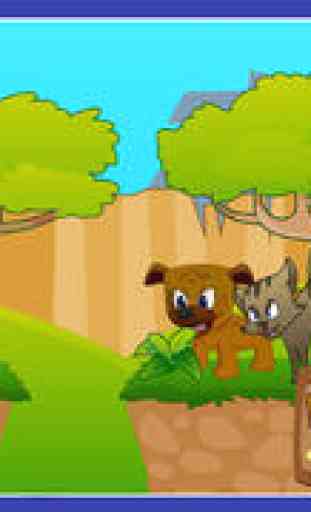 Where's my lost pet pug? Benji & Muzy on a Fun Puppy dog Running Race game for kids 3