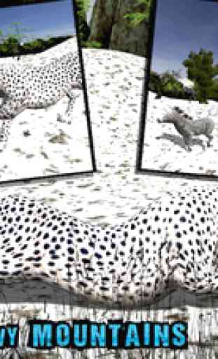 Wild Snow Leopard Simulator 3D – Big Cat Hunting & Chasing Wildlife Animals on Mountains 1