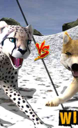 Wild Snow Leopard Simulator 3D – Big Cat Hunting & Chasing Wildlife Animals on Mountains 3