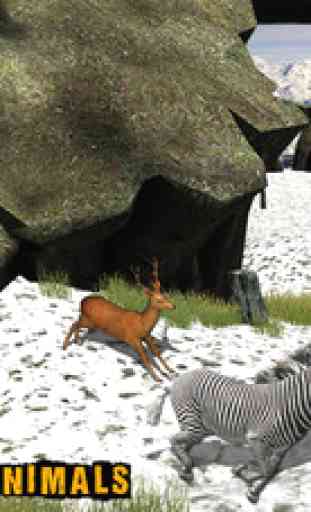 Wild Snow Leopard Simulator 3D – Big Cat Hunting & Chasing Wildlife Animals on Mountains 4