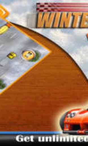 Winter Games Extreme Racing PRO : A 4X4 Super Cars offRoad Snow Race 3
