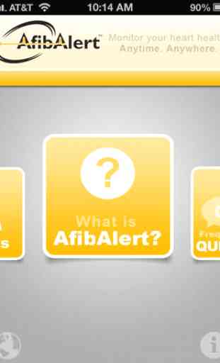 AfibAlert Atrial Fibrillation Monitor App 1