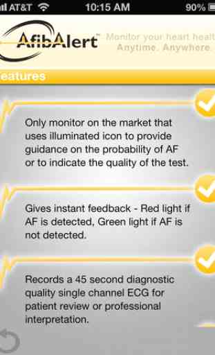 AfibAlert Atrial Fibrillation Monitor App 3