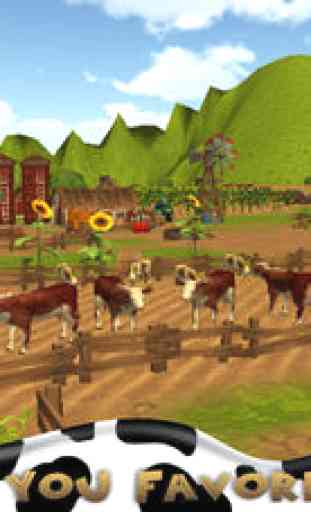 VR Angry Cow Farm Simulator 4