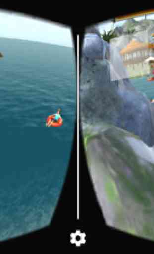 VR Flip Swim Diving : Cliff Jumping 1