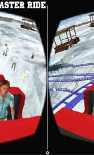 VR Roller Coaster Ride: Winter Amusement Park Pro 3