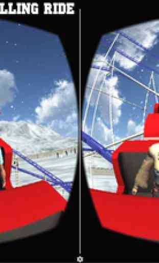 VR Roller Coaster Ride: Winter Amusement Park Pro 4