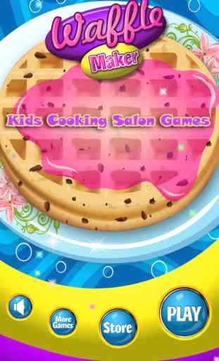 Waffle Maker - Kids Cooking Food Salon Games 1