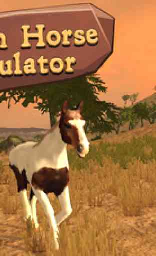 Wild African Horse: Animal Simulator 2017 1