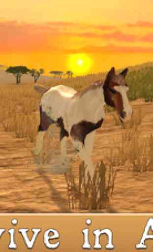Wild African Horse: Animal Simulator 2017 2