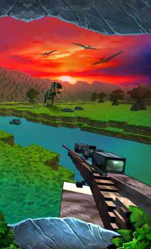 Wild Dino-saur Hunt-ing Survival Pixel 2