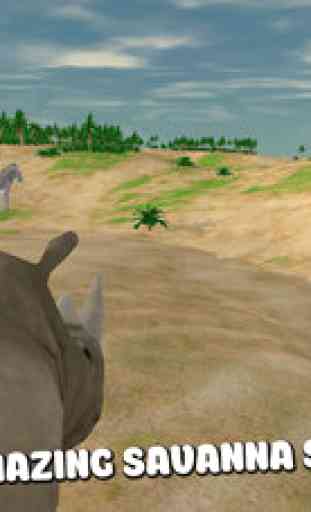 Wild Rhino: Survival Simulator 3D 3