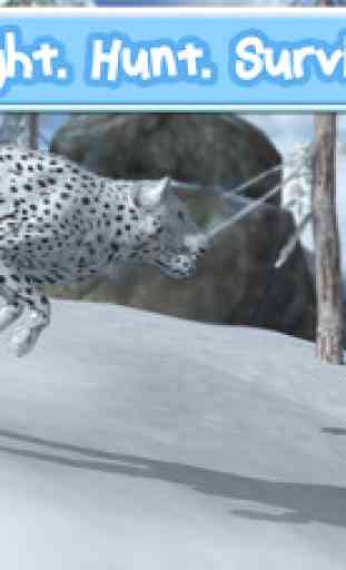 Wild Snow Leopard: Animal Simulator 2