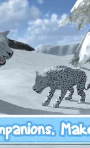 Wild Snow Leopard: Animal Simulator 3