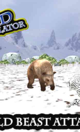 Wild Snow Leopard Mountain Simulator 1