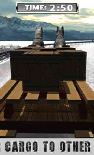 Winter Snow Dog Sledding Ski Simulator 3D 1