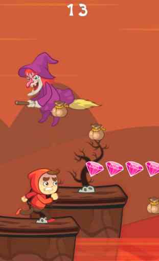 Witch Magic Run ! All Free Running Games for Kids 2