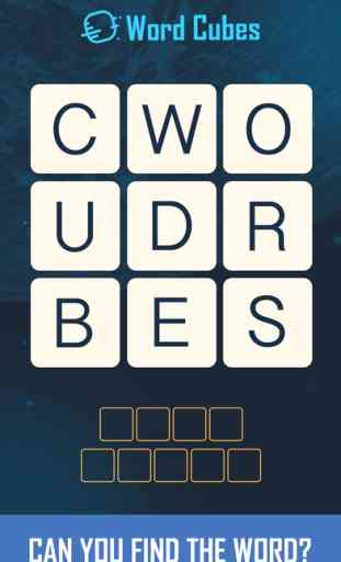 Word Cubes - Find hidden words in a grid puzzle! 1