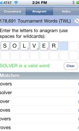 WordMaster: Crossword/Anagram Solver 1