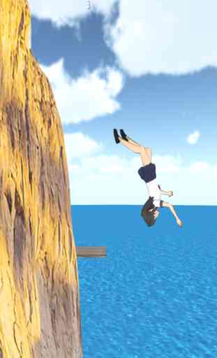 Yandara Flip Jump: Ms YandEre Go Diving SimuLatOr 1