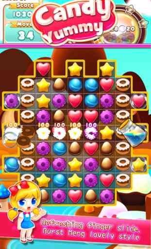 Yummy Candy - Match 3 Game - Jelly Crush 1