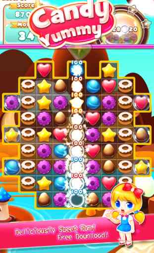 Yummy Candy - Match 3 Game - Jelly Crush 2
