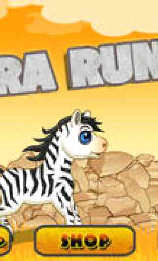 Zebra Runner - My Cute Little Zebra Running Game 1