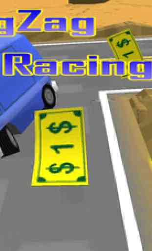 ZigZag Car Racing : Cute Cartoon Race 3d Free Fun Game 3
