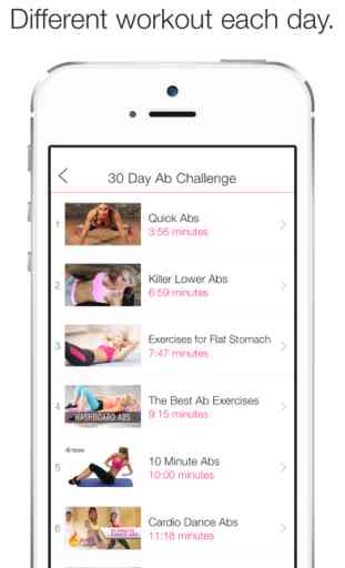 Belly: Burn Stomach Fat with Ab Workouts & 30 Day Challenge for Women! 3
