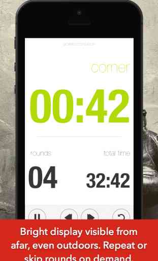 Boxing Stopwatch - Timer For MMA, Rounds And Boxing Fight Workouts And Gym Practice 2