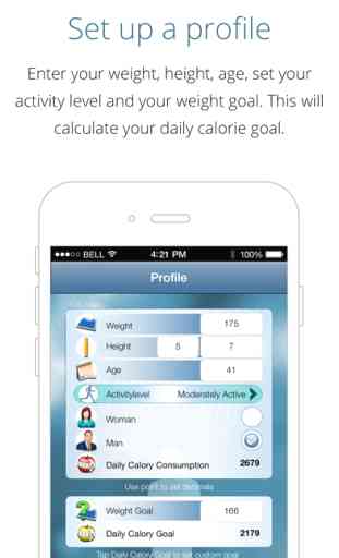 Calorie Counter Free - lose weight, gain fitness, track calories and reach your weight goal with this app as your pal 2