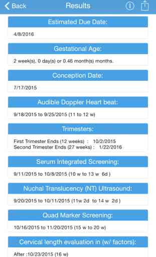 Baby Due Date - OB Wheel and Pregnancy Calculator 2