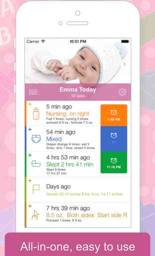 Baby Tracker (Feed timer, sleep, diaper log) 1