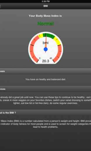 BMI Calculator App Free 4