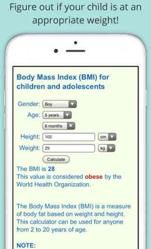Child BMI Calculator (Body Mass Indicator for Children and Adolescents) 1