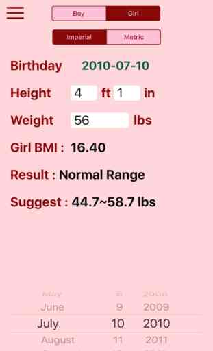 Children BMI Calculator -Child Weight Watcher,Weight Control 1