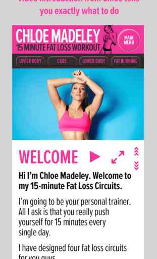 Chloe Madeley 15 Minute Fat Loss Workout 2
