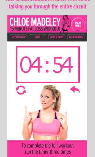 Chloe Madeley 15 Minute Fat Loss Workout 3