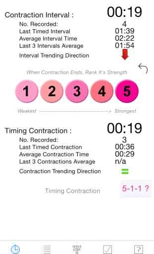 Contraction Timer and Fetal Kick Counter 1