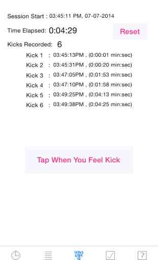 Contraction Timer and Fetal Kick Counter 3