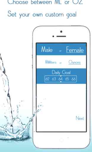Daily Water balance tracker: hydration app logger with reminder and intake counter 4