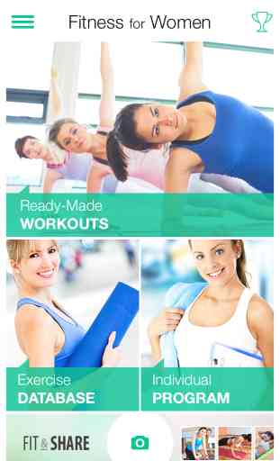 Fitness for women: workouts, exercises, routines and plans by Sport.com 1