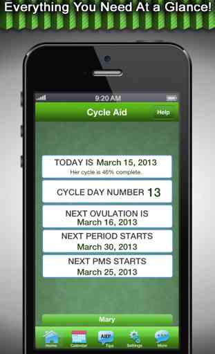 Cycle Aid - Period Tracker & Romantic Ideas for Men - Free Version! 2